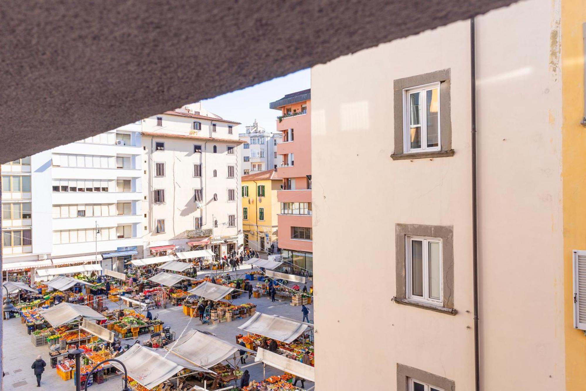 Piazza Cavallotti & Mercato Centrale Apartment! Livorno Dış mekan fotoğraf